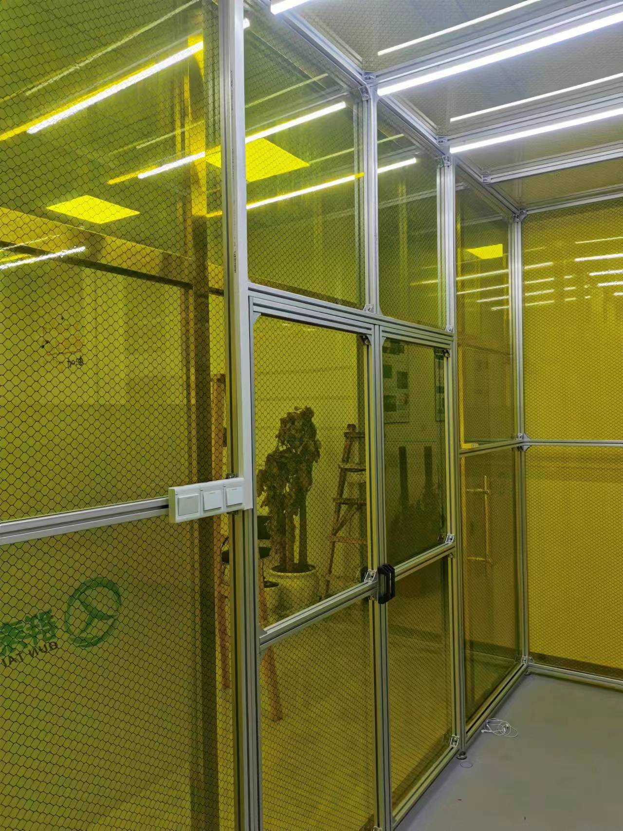 防静电网格帘洁净棚