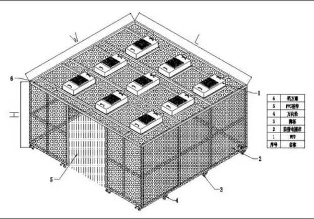 洁净棚结构效果图