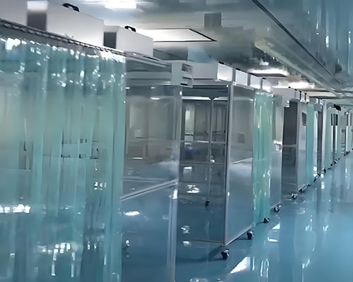 14套百级洁净棚完工展示