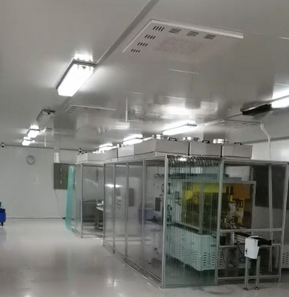 武汉冠捷科技万级洁净棚完工交付 武汉冠捷科技万级洁净棚完工交付
