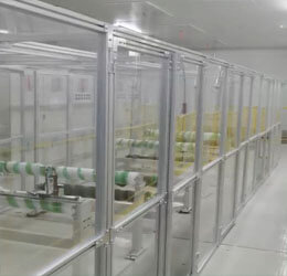 汽车零部件车间洁净棚